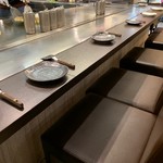Okonomiyakinegian - カウンター席