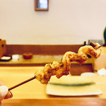 鮨 みつ川 金沢本店 - 一番印象的だった、穴子の串焼き