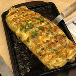 Monjayaki Okonomiyaki Shichifuku - 穴子の厚焼き玉子 美味しい！