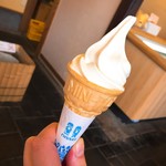 豆腐庵山中 - おとうふソフト・お子様サイズ(210円)