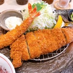 Katsutoku - ロースかつと海老フライ