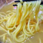 ラーメン人生JET - 麺は中太のストレート麺