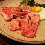 黒毛和牛専門店 もうもう亭 - 上ロース。