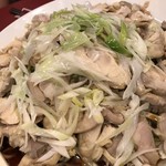 Fukumanen - 蒸し鶏の特製葱塩ダレ