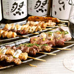 ～おでんと酒～ 傳八 - 八助の朝〆地鶏焼き鳥8本盛り合わせ