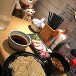 麺屋一燈 - ざるそば風つけそば＋真・最狂丼
