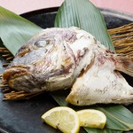 Sea bream Kabutoyaki