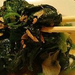 チャイナビストロ常村　ちぢみほうれん草の炒め（700円）