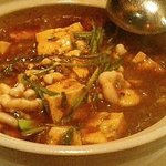 EVOLVE - チャイナビストロ常村　白子入り麻婆豆腐（1600円）