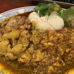 大衆中遊華食堂 八戒 - 3種あいがけ（￥1500）