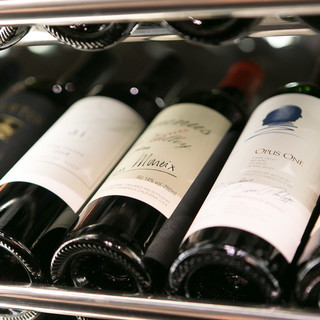 Wines from around the world selected by sommeliers by the glass or bottle