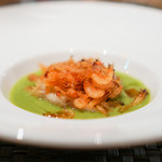 ARMONICO - 甘鯛の鱗焼きとグリーンピースと桜海老