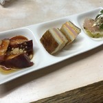 がばちょ - セット（500円/ドリンク1杯+３種盛り）19：00まで