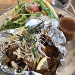 カフェプラスケーキ ククー - 今日のごはんはチキンカツ )^o^(