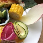 カフェアンドショップ ロータスランド - 2019/07/02
      モーニングＡセット 380円
      おまかせセット 550円
      プリンアラモード 420円
      豆乳ストロベリーアイスクリーム 150円