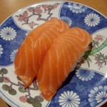 廻鮮寿司 塩釜港 - サーモン150円(外税)150円でっせ！