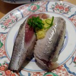 廻鮮寿司 塩釜港 - トロイワシ300円(外税)旬