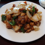 上海料理 縁來家 - 鶏肉の中華みそ炒め　※今週の定食