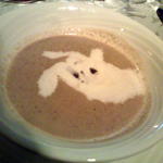 レストランブレ - 茸のスープ　トリュフ添え