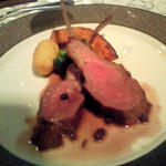 レストランブレ - 子羊肉のロースト　青胡椒ソース