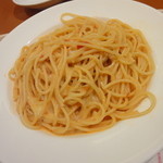 イタリアントマト・カフェ ジュニア - モッツァレラチーズのトマトクリームパスタ(大盛）780円