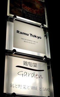 Ramu Tokyo - 表の看板