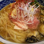 寿製麺よしかわ - 【限定】冷製牡蠣そば　アップ