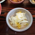 瀬戸内海 - 漬物（あじどんランチ）