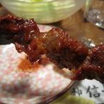 天神信長 - 私的にマストな一品 「味噌さがり」 濃い目の甘辛みそが良い感じ。