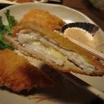 天神信長 - 若鶏のチーズ巻揚 520円