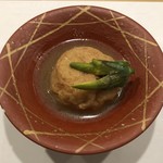 旬菜 おぐら家 - ひろうすの突き出し