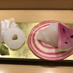 旬菜 おぐら家 - まこがれい・あおりいか