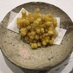 旬菜 おぐら家 - とうもろこしのかき揚げ