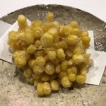 旬菜 おぐら家 - とうもろこしのかき揚げ
