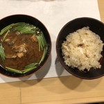 旬菜 おぐら家 - 鯛ご飯と赤出汁