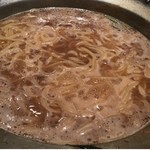 博多郷 いさみ - モツ鍋のあとの麺