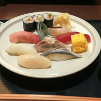 京料理 熊魚菴 たん熊北店 横浜ホテルニューグランド店 - 選べる主菜の握り寿司