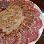 肉料理 大森 - 塩ミノ、ツラミ