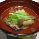 ます味 - ホンシメジと石鯛の吸い物