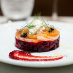 Le Beurre Noisette - タスマニア産サーモンとビーツのレムラード　レフォール風味