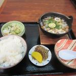 Kendo Chaya - 注文した蕎麦米雑炊定食１０００円の出来上がりです。
                        