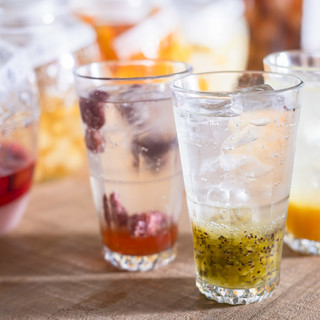 果実感じるフレッシュなドリンクたちが充実!