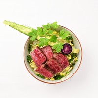 蕎麦とステーキ丼御膳