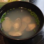 北乃家 - 定食のあさり潮汁