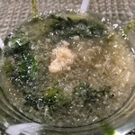 かたつむり - モロヘイヤ