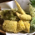 かたつむり - ふきのとう・とうもろこし・ヤングコーン