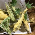 かたつむり - おくら・稚鮎