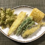 かたつむり - 野菜の天ぷら