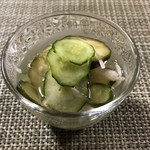 かたつむり - 2種きゅうりの酢の物