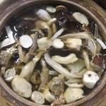 かたつむり - きのこ鍋